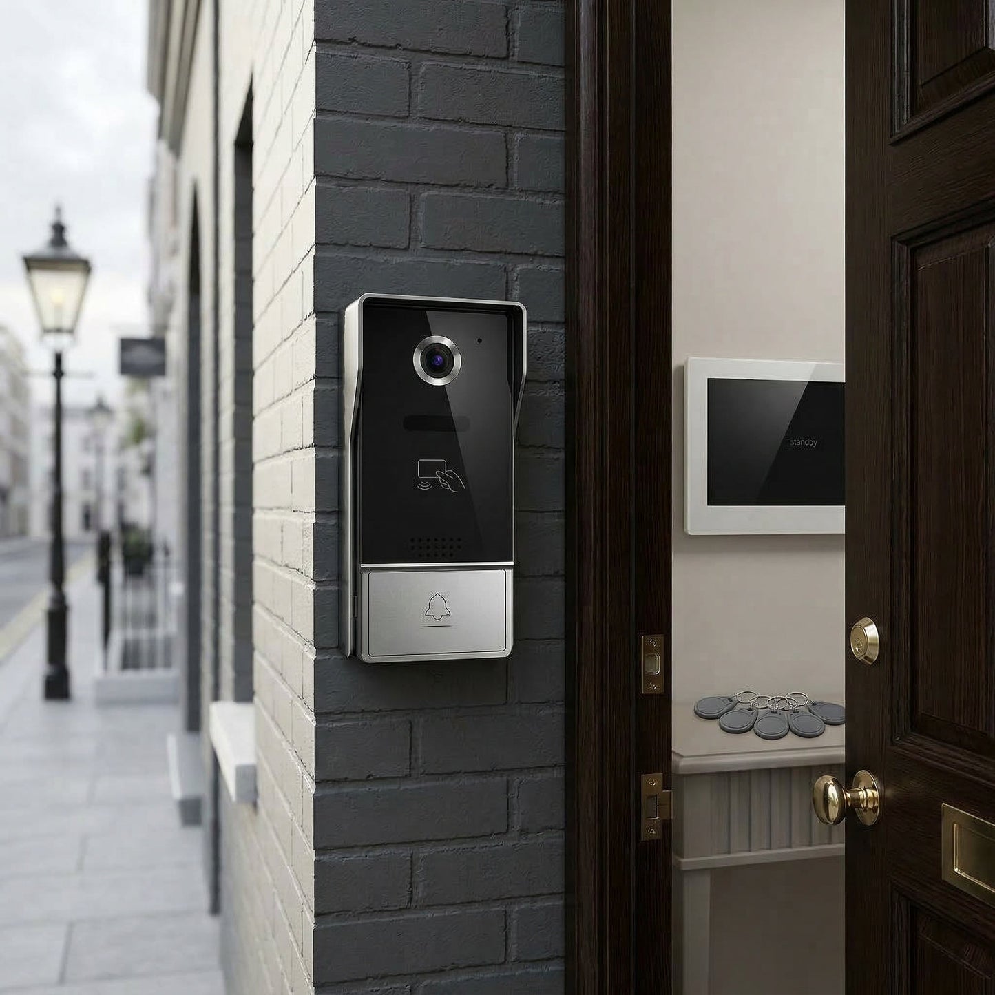 Interphone filaire avec application - déverrouillage à distance 5