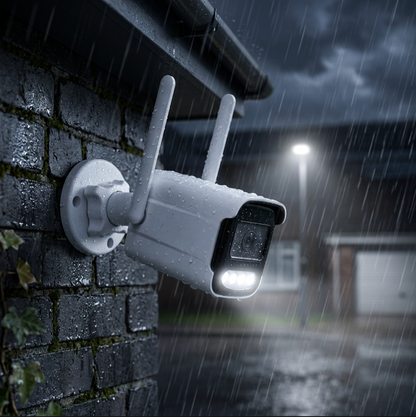 Caméra IP WiFi 8MP 4K Extérieure iCSee - AI Humaine Batterie Sans Fil