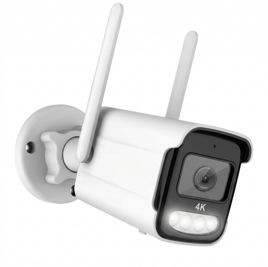 Caméra IP WiFi 8MP 4K Extérieure iCSee - AI Humaine Batterie Sans Fil