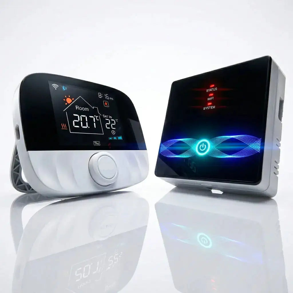 Thermostat WiFi Sans Fil - Chauffage Sol Eau Gaz Programmable