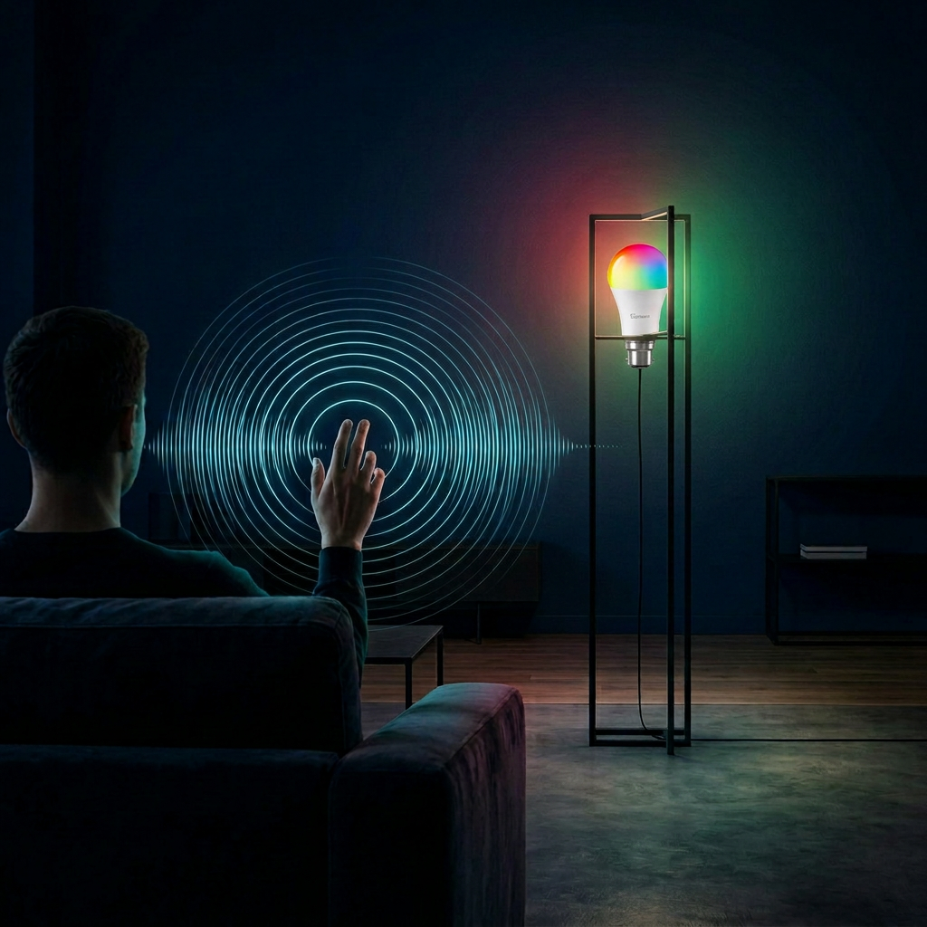 Ampoule LED E27 10W RGB Télécommande IR Multicolore