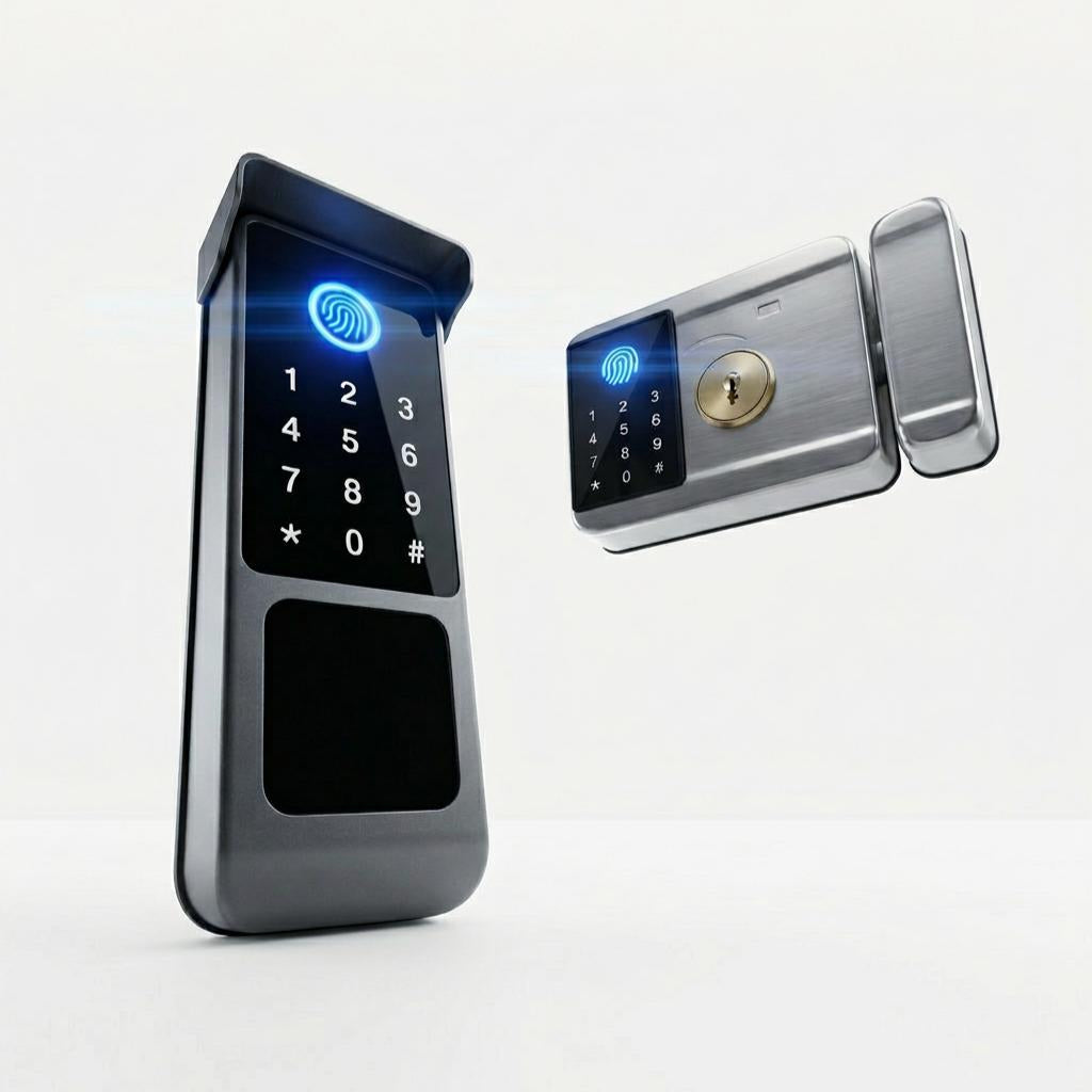 Serrure Intelligente Tuya WiFi - Empreintes, Code, RFID - IP65 Extérieur